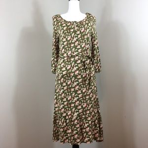 Boden Floral Midi Dress